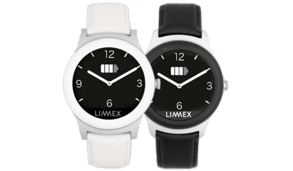 Limmex Notruf_Uhr in schwarz und weiß