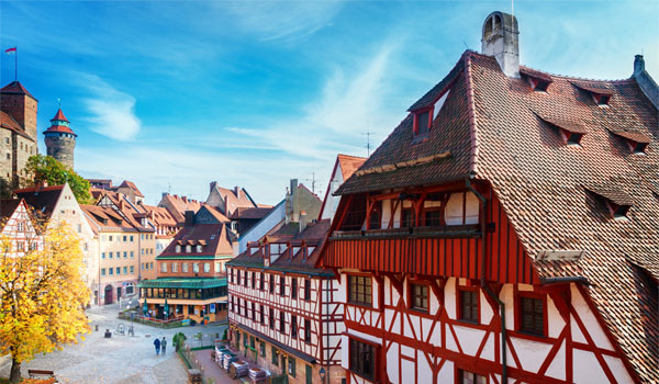 Altstadt von Nürnberg.