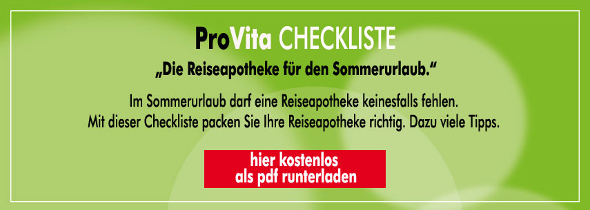 Checkliste Reiseapotheke-Sommer