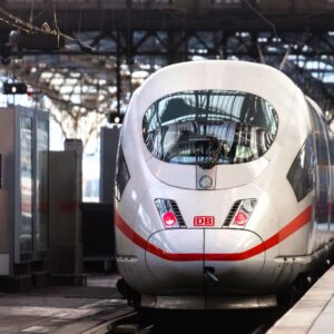 Ein ICE-Zug der Deutschen Bahn.